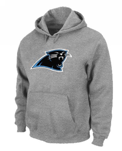 NFL Men's Nike Carolina Panthers Logo Pullover Hoodie - Grey